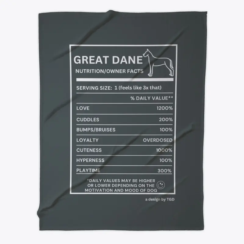 Great Dane Nutrition/Owner Facts (drk)v2