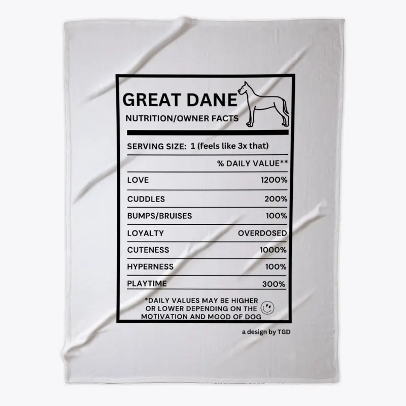 Great Dane Nutrition/Owner Facts.v2