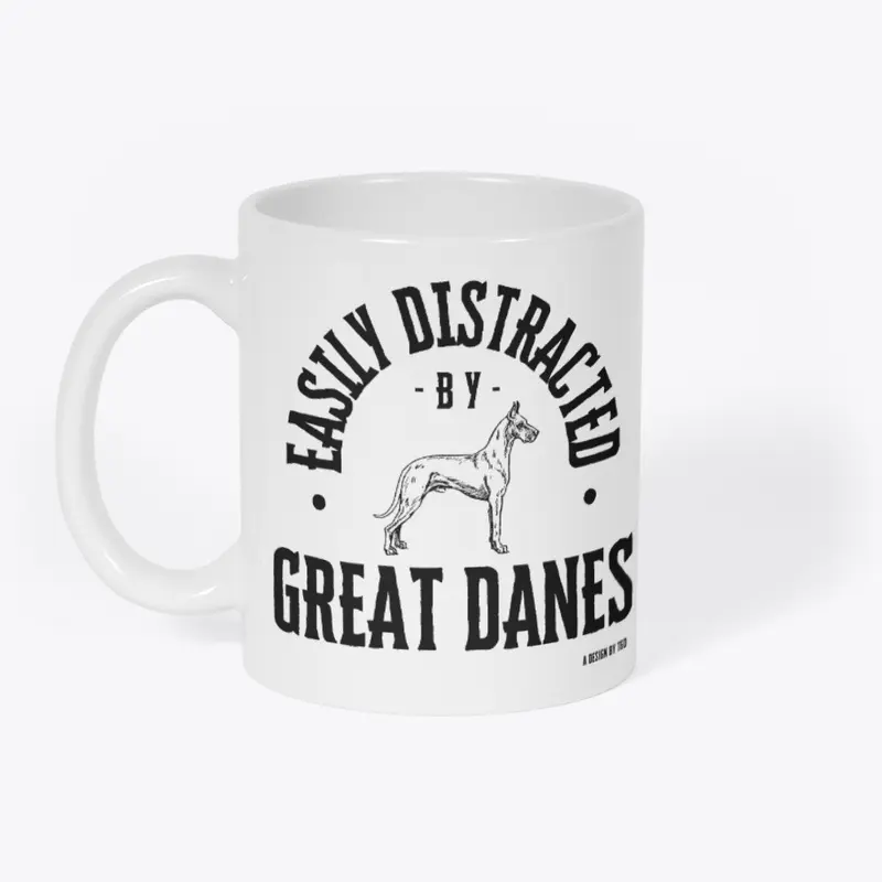 Easily Distracted - Great Dane (drk)